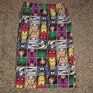 A marvel comics skirt